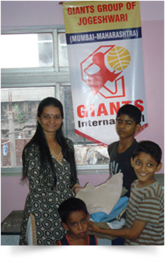 Donation of clothes Bandra east community center